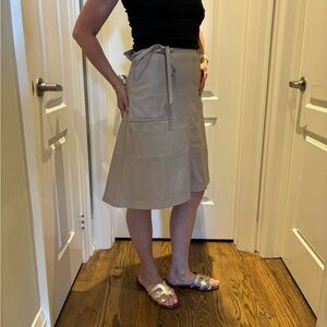 Banana Republic leather skirt